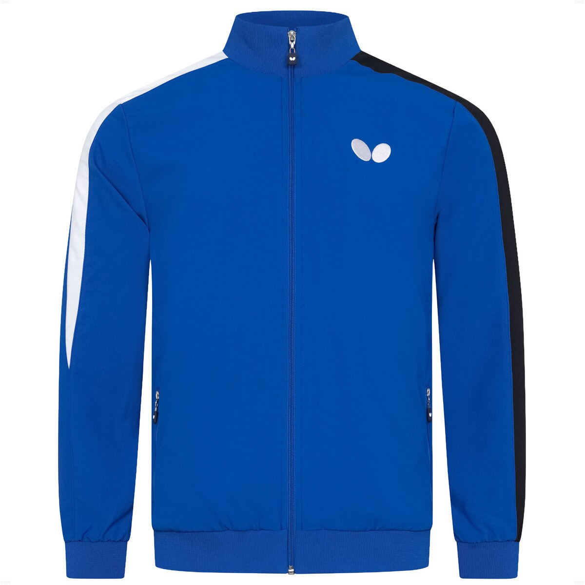 Butterfly Table Tennis Ikoma Tracksuit - Blue Jacket - Front